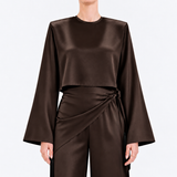 The Jemma Long Sleeve - Cocoa