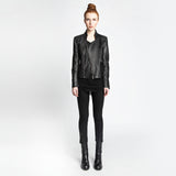 The Frida leather jacket by the namesake designer Rosa Halpern.