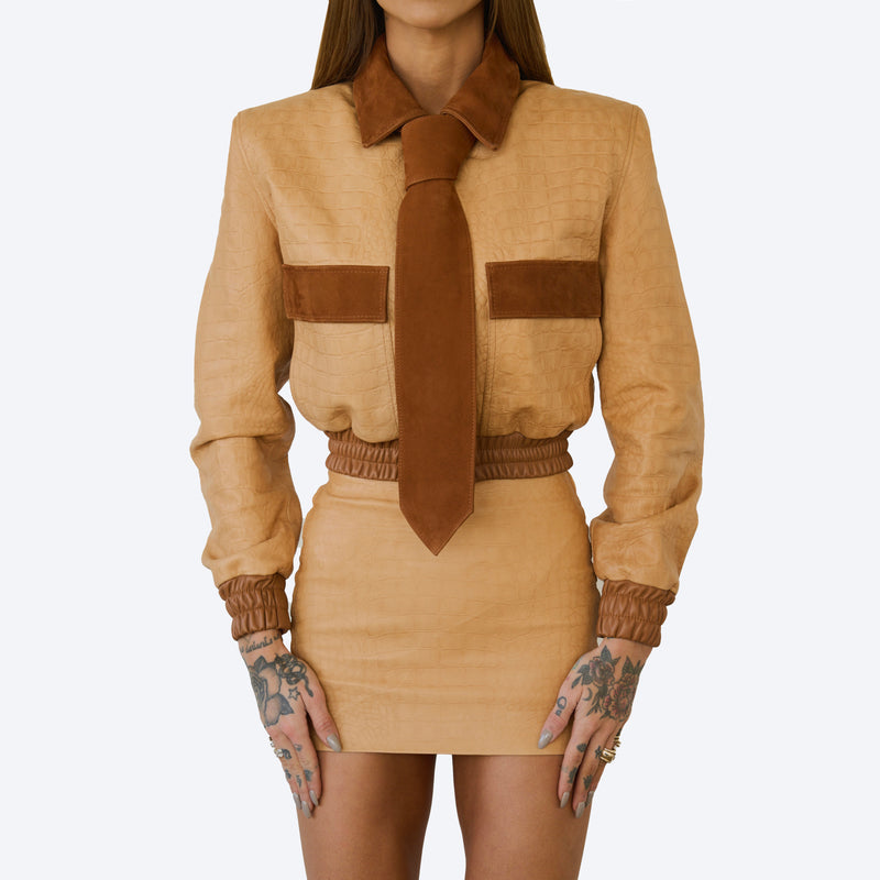 MWM x BTN - Embossed Hornback Jacket