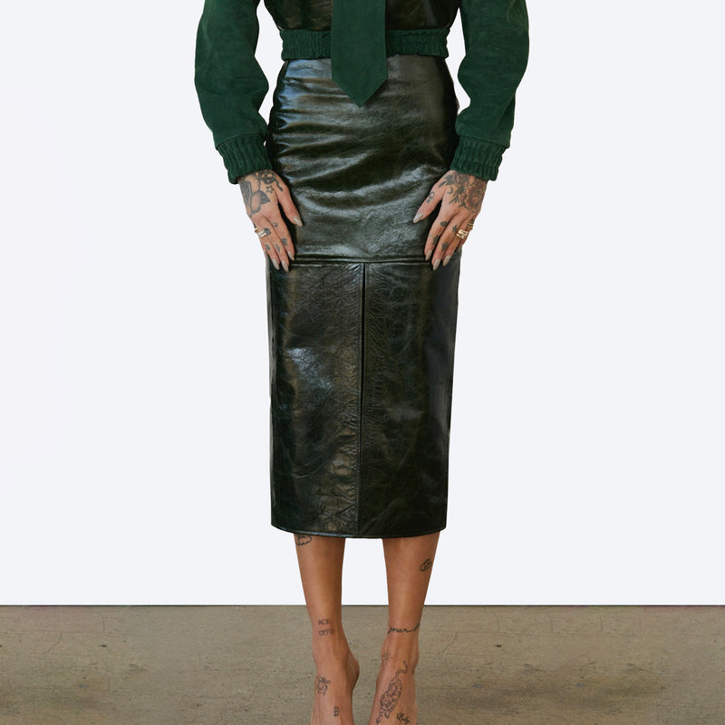 MWM x BTN - Embossed Hornback Skirt